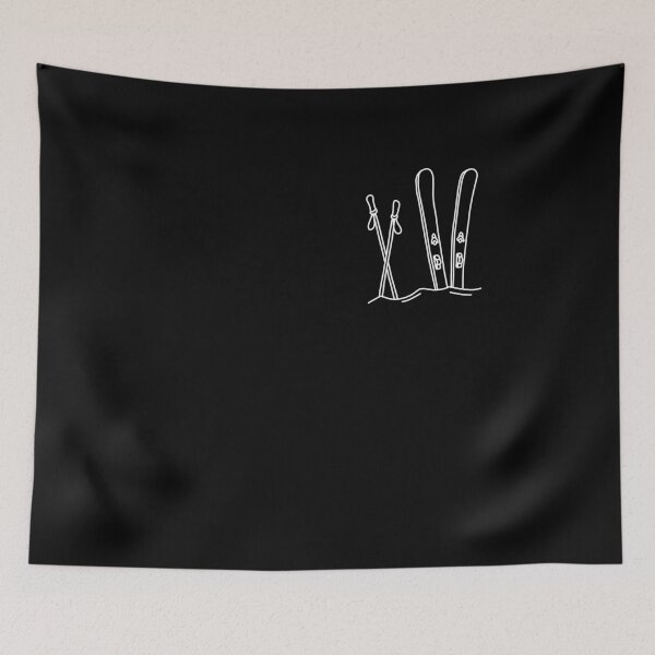 Item preview, LINEPIC SKIERS | Snow Skier Skilife Ski | Winter mountain range nature designed and sold by yourtravelguide.