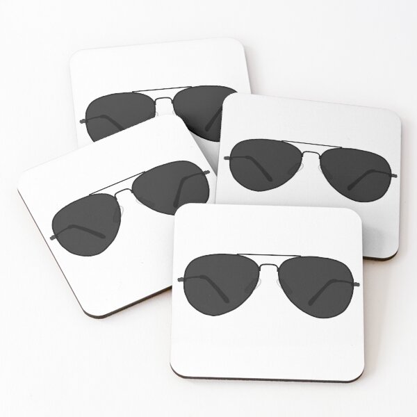 Item preview, Simple black aviators designed and sold by adesignworld.