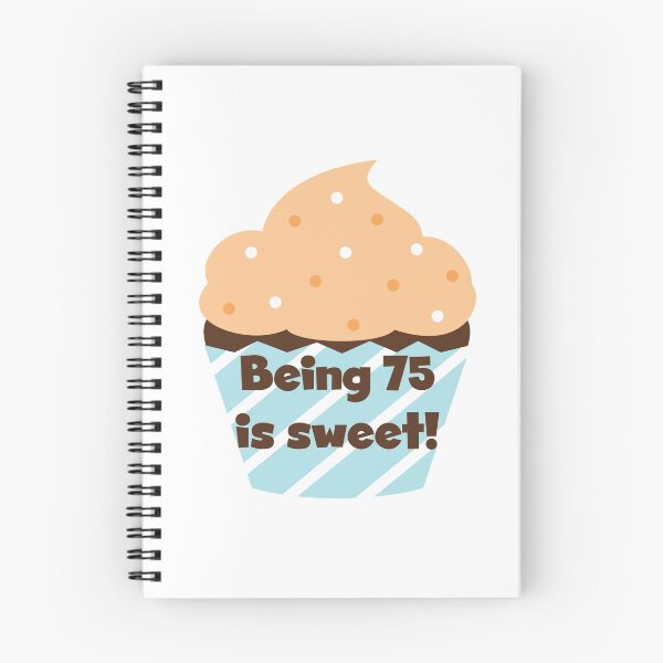 Item preview, Birthday Cupcake Being 75 is Sweet designed and sold by peacockcards.