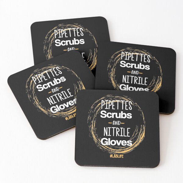 Item preview, Scientist, Pipettes, Scrubs, and Nitrile Gloves designed and sold by TroveLogic.
