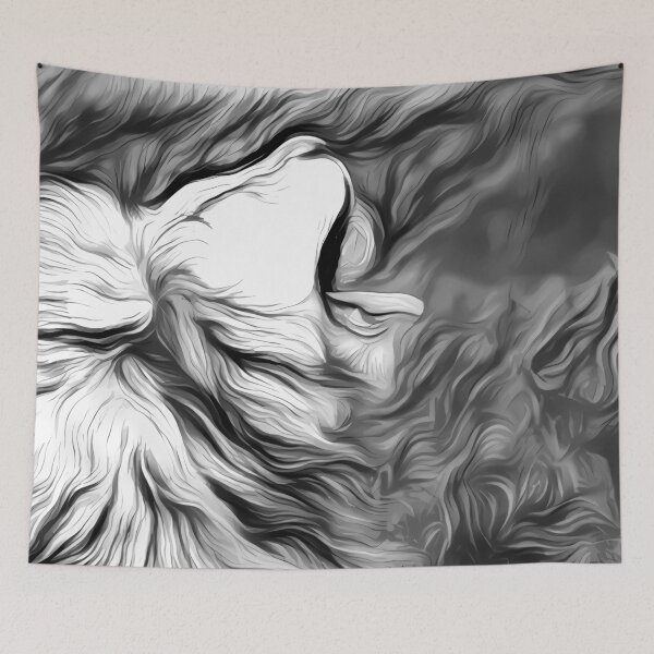 Item preview, Yawn O' Fury B&W designed and sold by PlacidHinds.