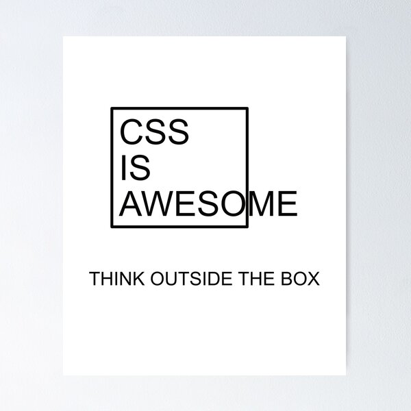 Artikel-Vorschau von CSS IS AWESOME, designt und verkauft von Montrepeneuer.