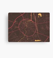 Leuven Map (Summer) Canvas Print