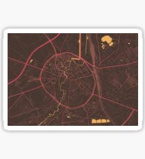 Leuven Map (Summer) Sticker