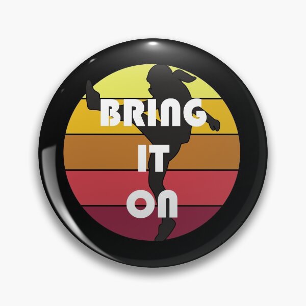 Item preview, Bring it On with a Kick Retro Sunset designed and sold by PositiveSensei.