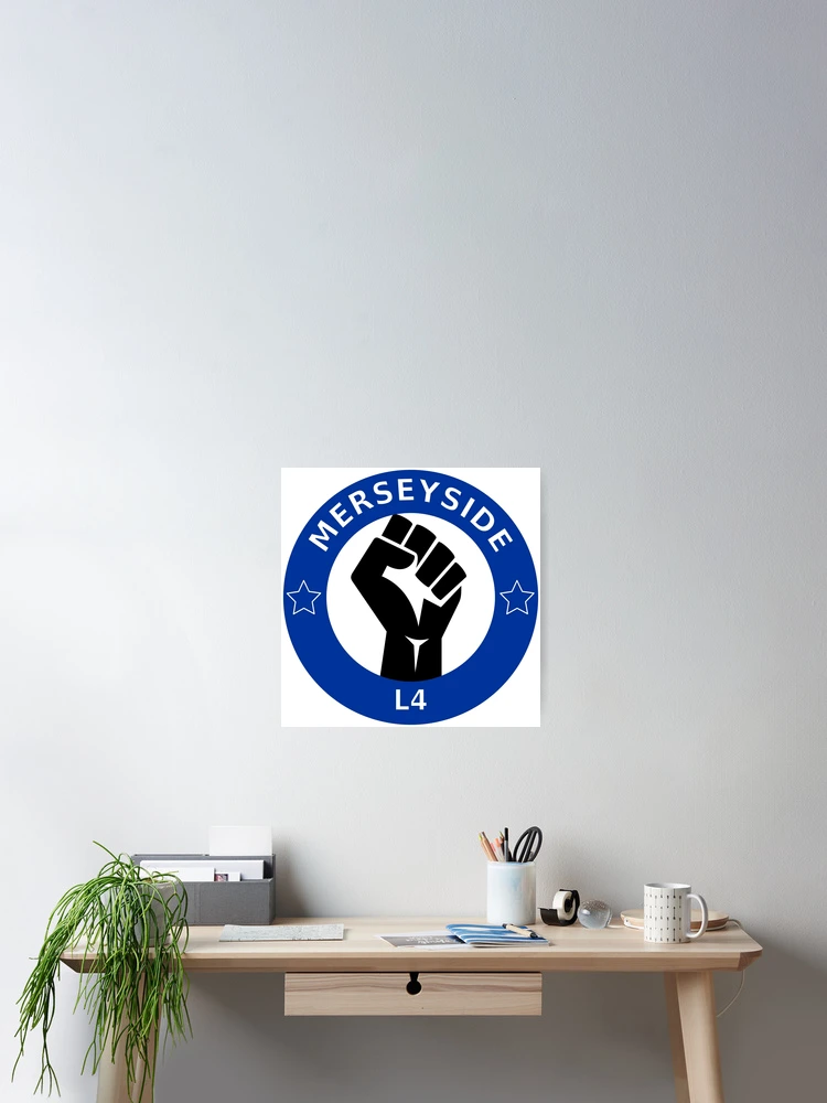 Thumbnail 2 of 3, Poster, Everton Postcode Fist designed and sold by Rag-Dog.