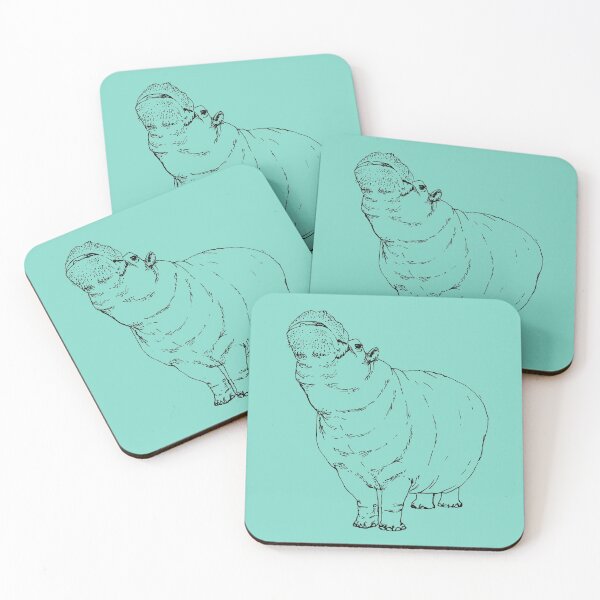 Item preview, Hippopotamus Sketch designed and sold by ArianeOgasavara.