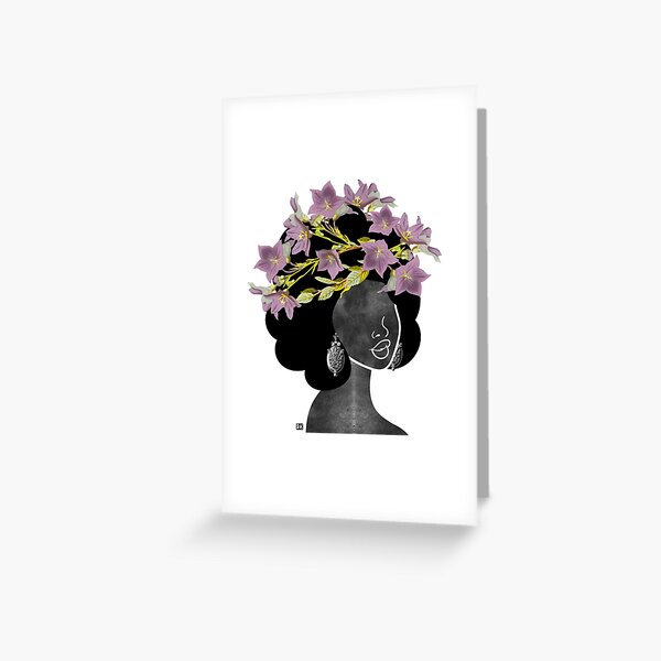 Wildflower Crown II Greeting Card