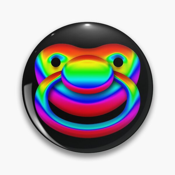 Item preview, Metal Rainbow Pacifier designed and sold by ecccco.