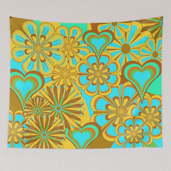 Item preview, Groovy 70s inspired flower design. designed and sold by LaBellCreative.