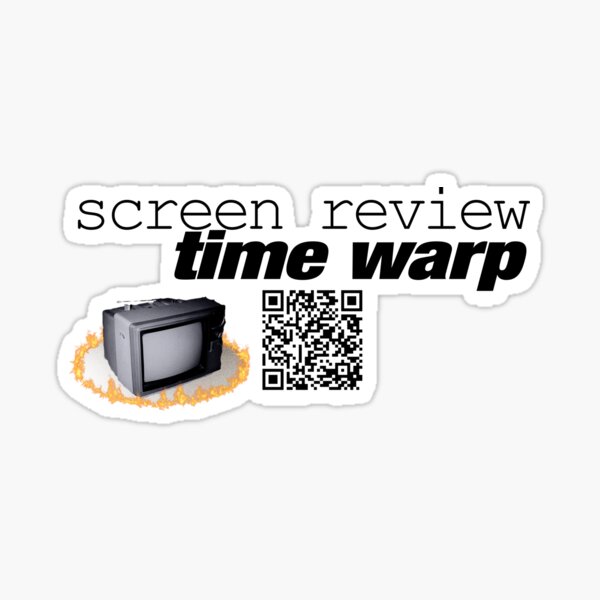 Item preview, Screen Review Time Warp - minimal logo designed and sold by CasualRaven.