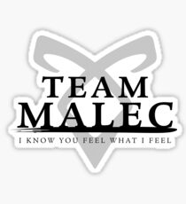 Pegatina Cazadores de sombras - Team Malec