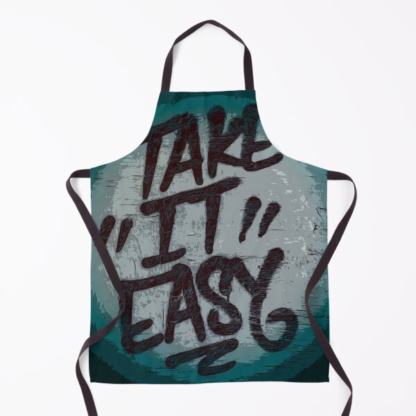 Aperçu de l'œuvre Take it Easy Saying Design Art abstrait et moderne dans un look comique léger créée et vendue par Shirtilike.
