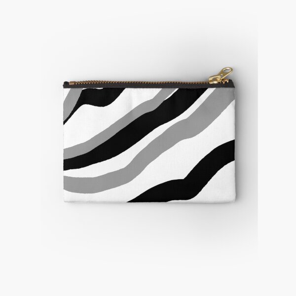 Item preview, Black and grey wavy line pattern designed and sold by qlobba.