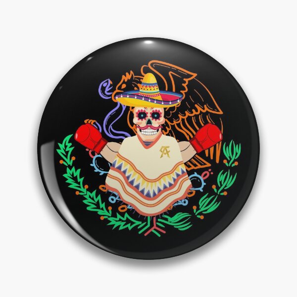 Item preview, Mexico Boxing Skull Legend CA designed and sold by TOP-DESIGN4U.