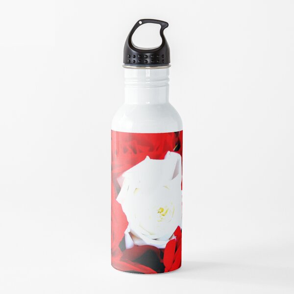 Strauss Roter Rosen Valentinstag Trinkflasche Von Soniascreations Redbubble