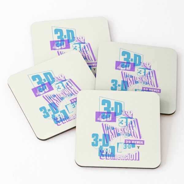 Item preview, 3-D Logos - Purple/Blue designed and sold by Rian Hughes.