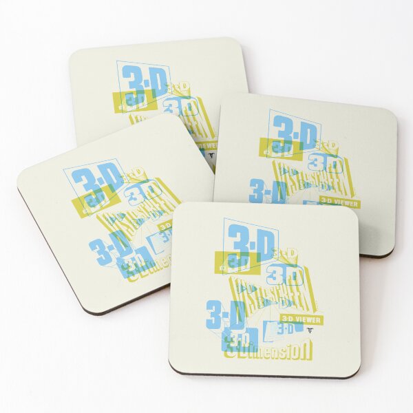 Item preview, 3-D Logos - Blue/Green designed and sold by Rian Hughes.