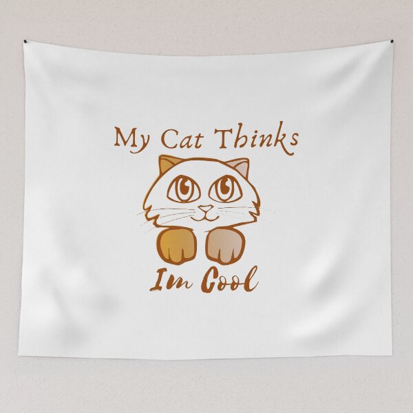 Item preview, my cat thinks i m cool  designed and sold by Tawfiktyson.