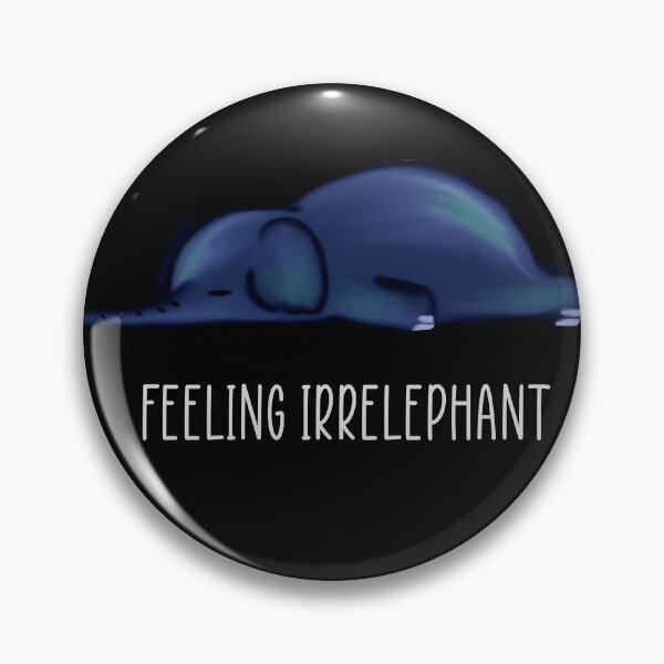 Item preview, Irrelephant - Funny Elephant Statement Saying Design designed and sold by Chutneys.
