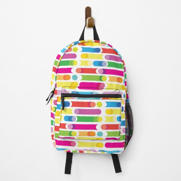 Item preview, Abstract Colorful Horizontal Lines Dynamic Geometric Pattern Gamer Contemporary Pixel Art designed and sold by sofiartmedia.