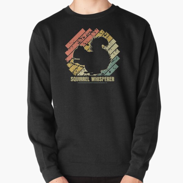 Cute Red Squirrel Whisperer Gift For small Animal Lovers Pullover Sweatshirt