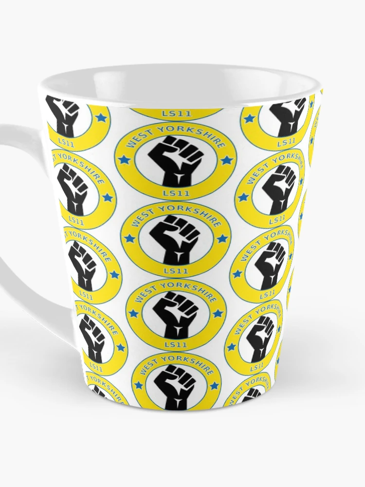 Thumbnail 3 of 4, Coffee Mug, Leeds Postcode Fist designed and sold by Rag-Dog.