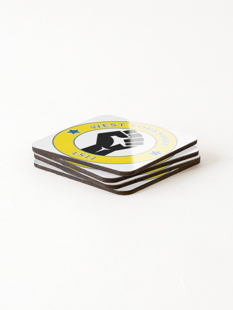 Thumbnail 4 of 5, Coasters (Set of 4), Leeds Postcode Fist designed and sold by Rag-Dog.
