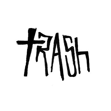  Trash Pink Graffiti Grunge Goth Edgy Handwritten