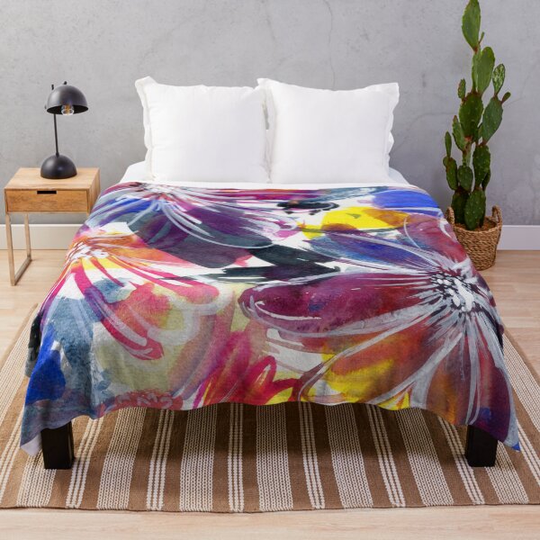 Item preview, abstract flowers designed and sold by kosarandrea.