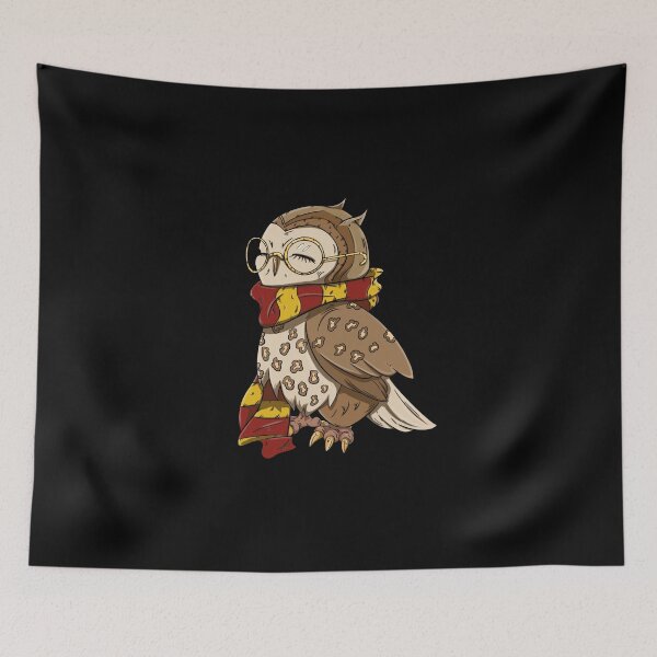 Item preview, Magic owl with glasses and scarf designed and sold by DesignsbyEndall.
