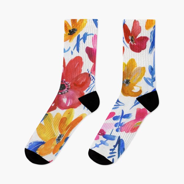 Item preview, red flowers, blue leaves designed and sold by kosarandrea.