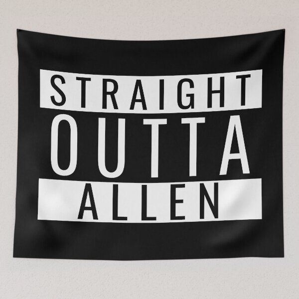 Item preview, Straight Outta Allen designed and sold by Teelogic.