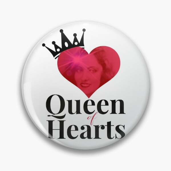 Item preview, Gloria Swanson Queen Of Hearts - Valentine’s Day red heart portrait designed and sold by Arkadina.