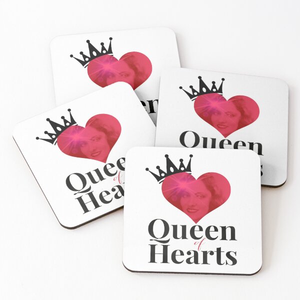 Item preview, Gloria Swanson Queen Of Hearts - Valentine’s Day red heart portrait designed and sold by Arkadina.