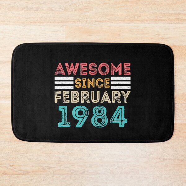 Item preview, Retro Vintage Birthday Gift - Awesome Since February 1984 designed and sold by meedTee.