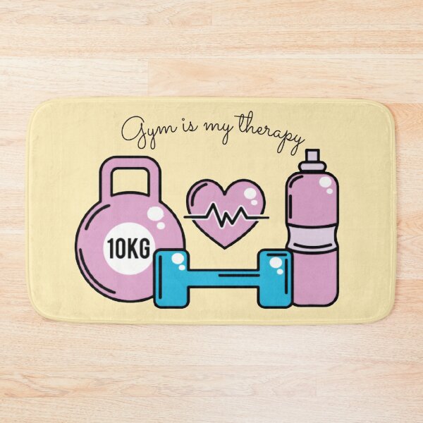 Item preview, gym is my therapy. gym chick. gym lover designed and sold by soniaaseguin.