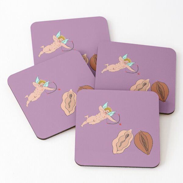 Item preview, Purple/Pink Cupido Enchantment Vulvas designed and sold by Vulvatown.