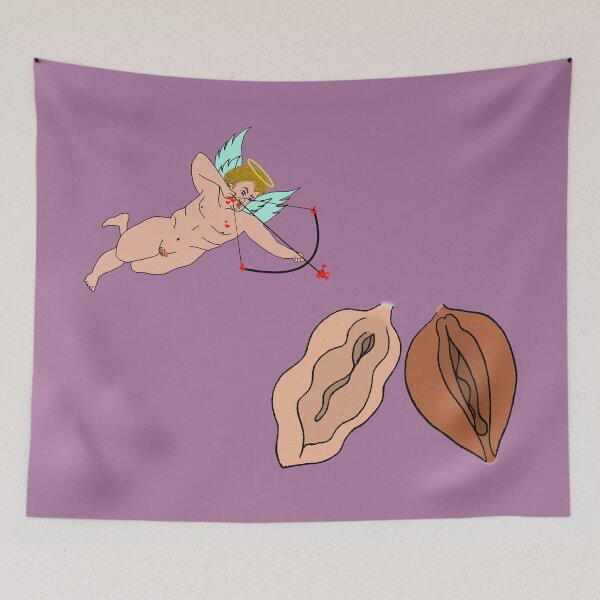 Item preview, Purple/Pink Cupido Enchantment Vulvas designed and sold by Vulvatown.