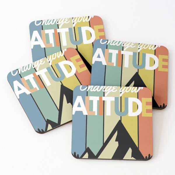 Item preview, Change Your Altitude Retro Hiking Mountain Climbing Camping Adventure Design designed and sold by apathecary.