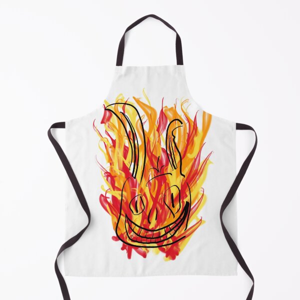 Item preview, Scary demon face with fire designed and sold by qlobba.