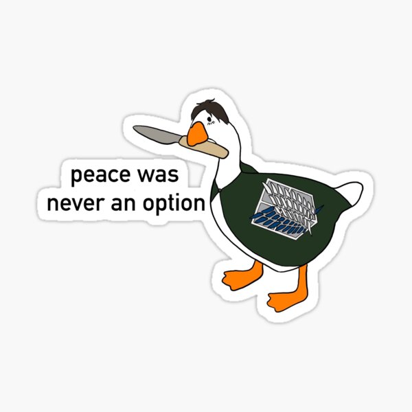 Eren Goose Sticker