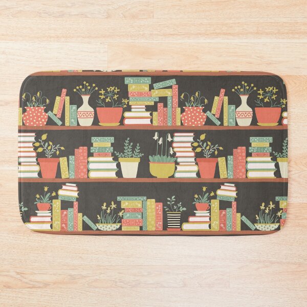 Item preview, Books and Flower Pots on Bookshelves designed and sold by space-kitten.