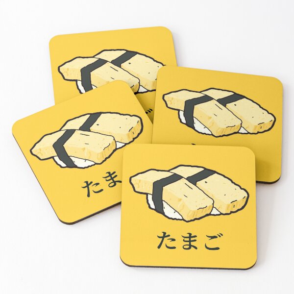 Item preview, Tamago sushi Egg omelette Japanese food designed and sold by JCT Momo.