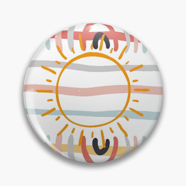 Item preview, multicolor abstract sun illustration designed and sold by Doucheka.