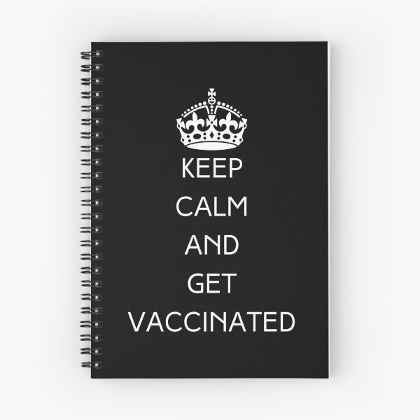 Item preview, Keep Calm and Get Vaccinated designed and sold by WhimsicaliTee.