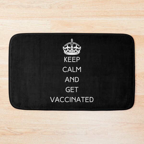 Item preview, Keep Calm and Get Vaccinated designed and sold by WhimsicaliTee.