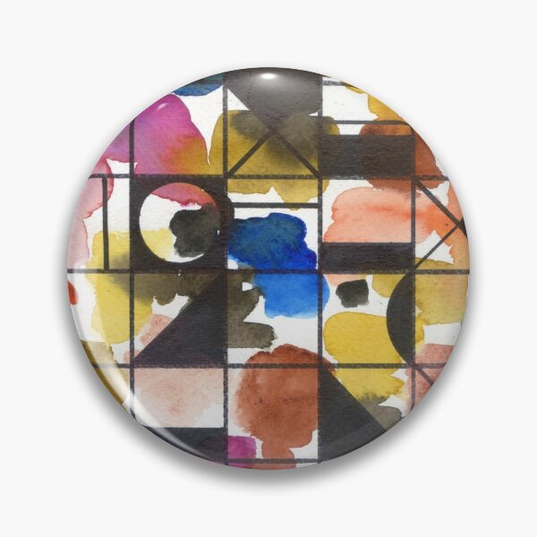 Item preview, abstract pattern with geometrical shapes designed and sold by kosarandrea.