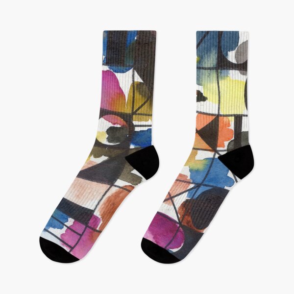 Item preview, abstract pattern with geometrical shapes designed and sold by kosarandrea.
