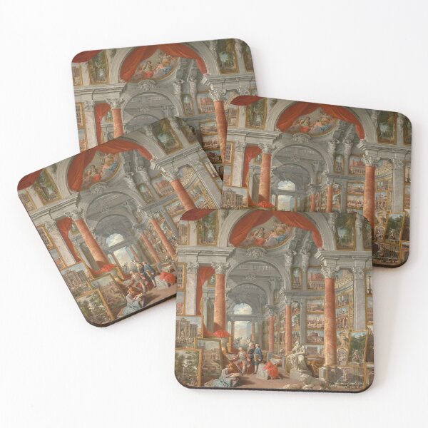 Item preview, Picture Gallery with Views of Modern Rome by Giovanni Paolo Pannini, 1757 designed and sold by Shapes-Mania.